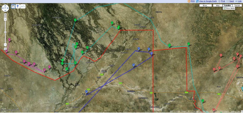 Elephant movements relating to Botswana vet fence Elephant movements relating to Botswana vet fence