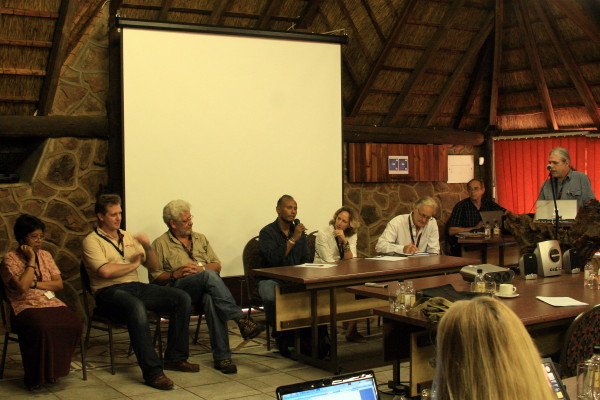 Panel of experts discussing elephant conservation
