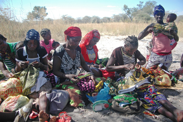 Community women sewing group - R. DeMotts